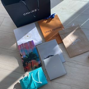 Assorted Designer Shopping Bags